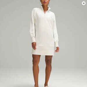 Lululemon Softstreme Long-Sleeve Half-Zip Dress | Tan | Size: 6